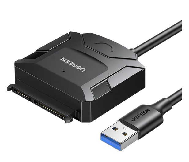 UGREEN Adapter USB 3.0 - SATA do dysków 25''/35'' czarny - 1488915 - zdjęcie